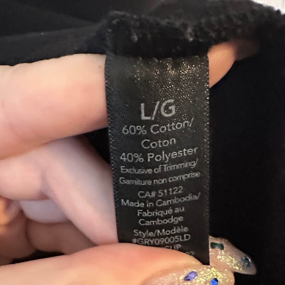 GEORGE | Classic Black Crewneck Sweater - Picture 8 of 14